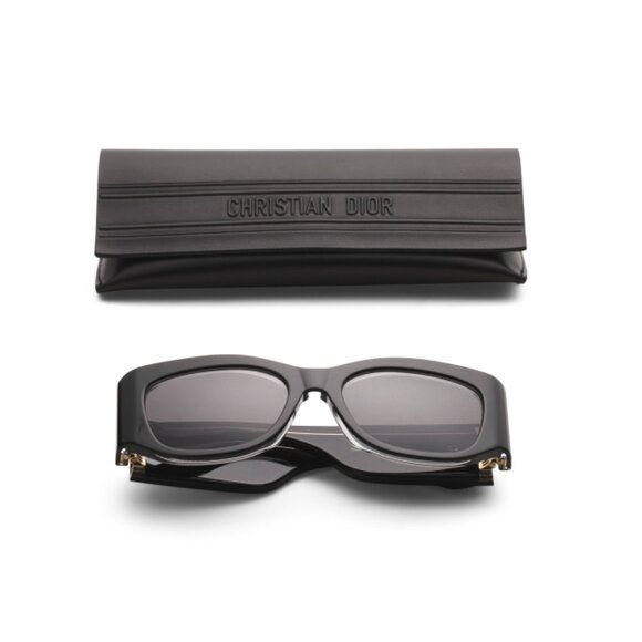 DIOR Black 547mm Square Sunglasses - Picture 1 of 2